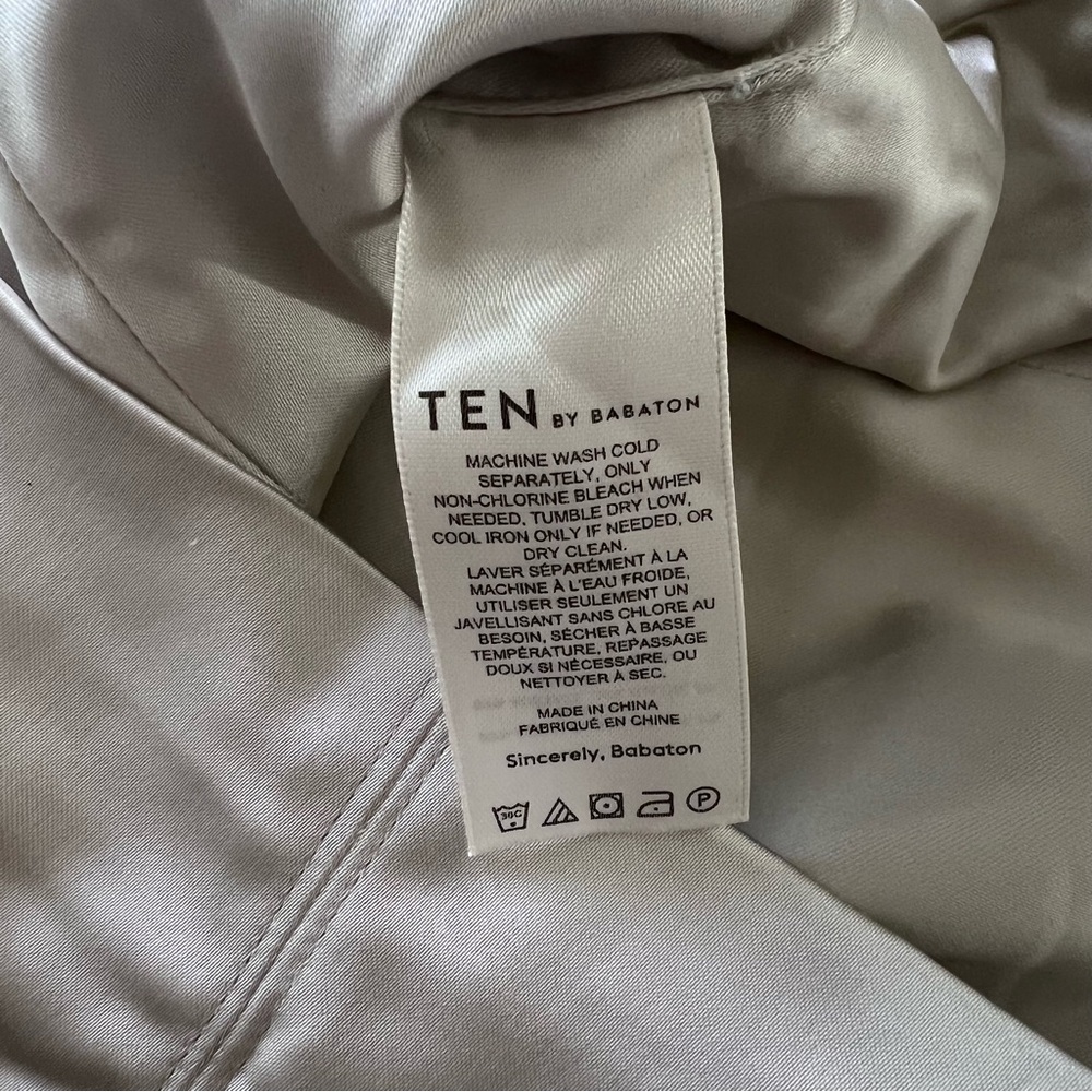 Aritzia TEN by Babaton Premiere Dress in Birch Color Size 8 - Picture 12 of 16
